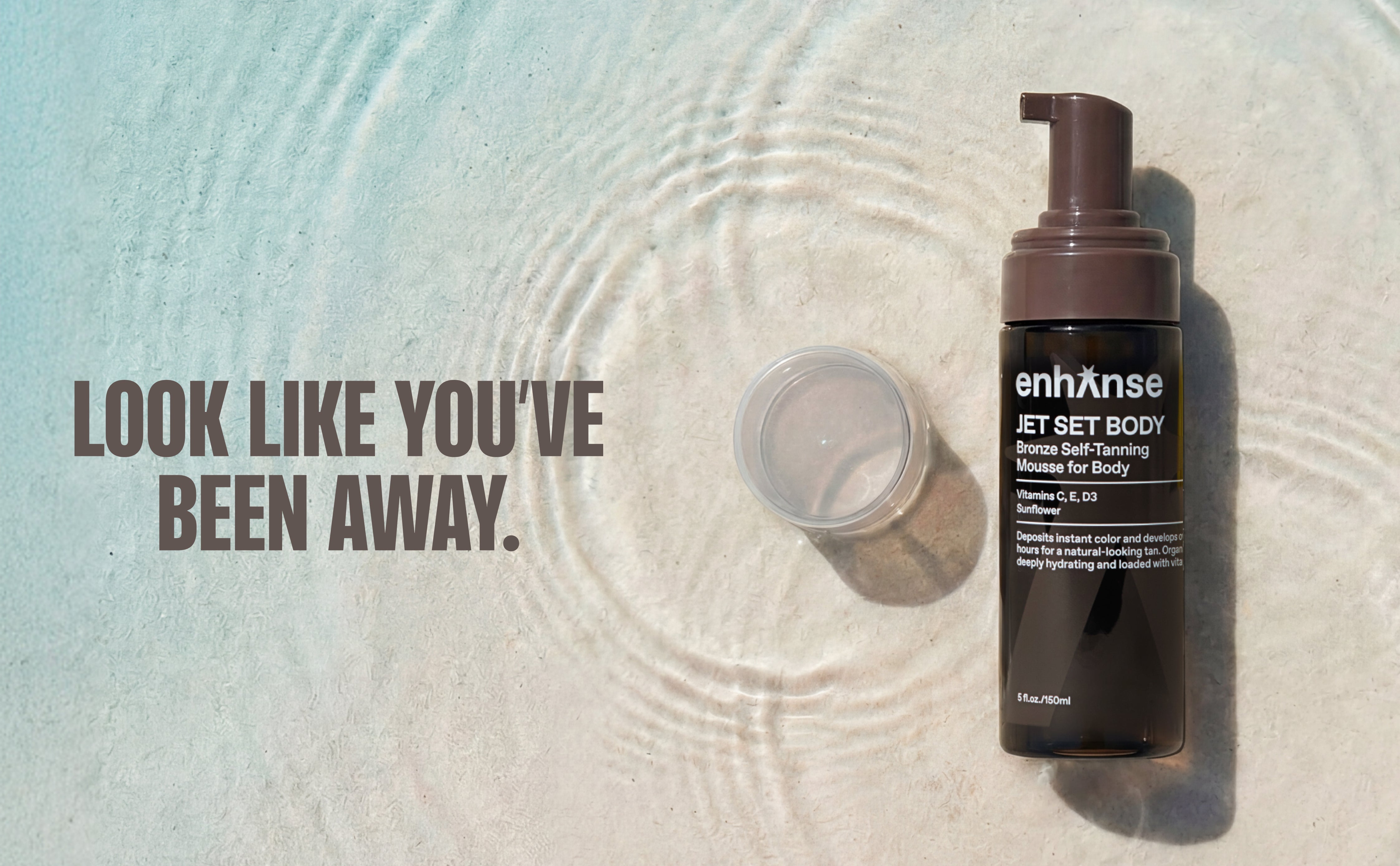 Jet Set Body: Looks like you've been away. Beachy waters.