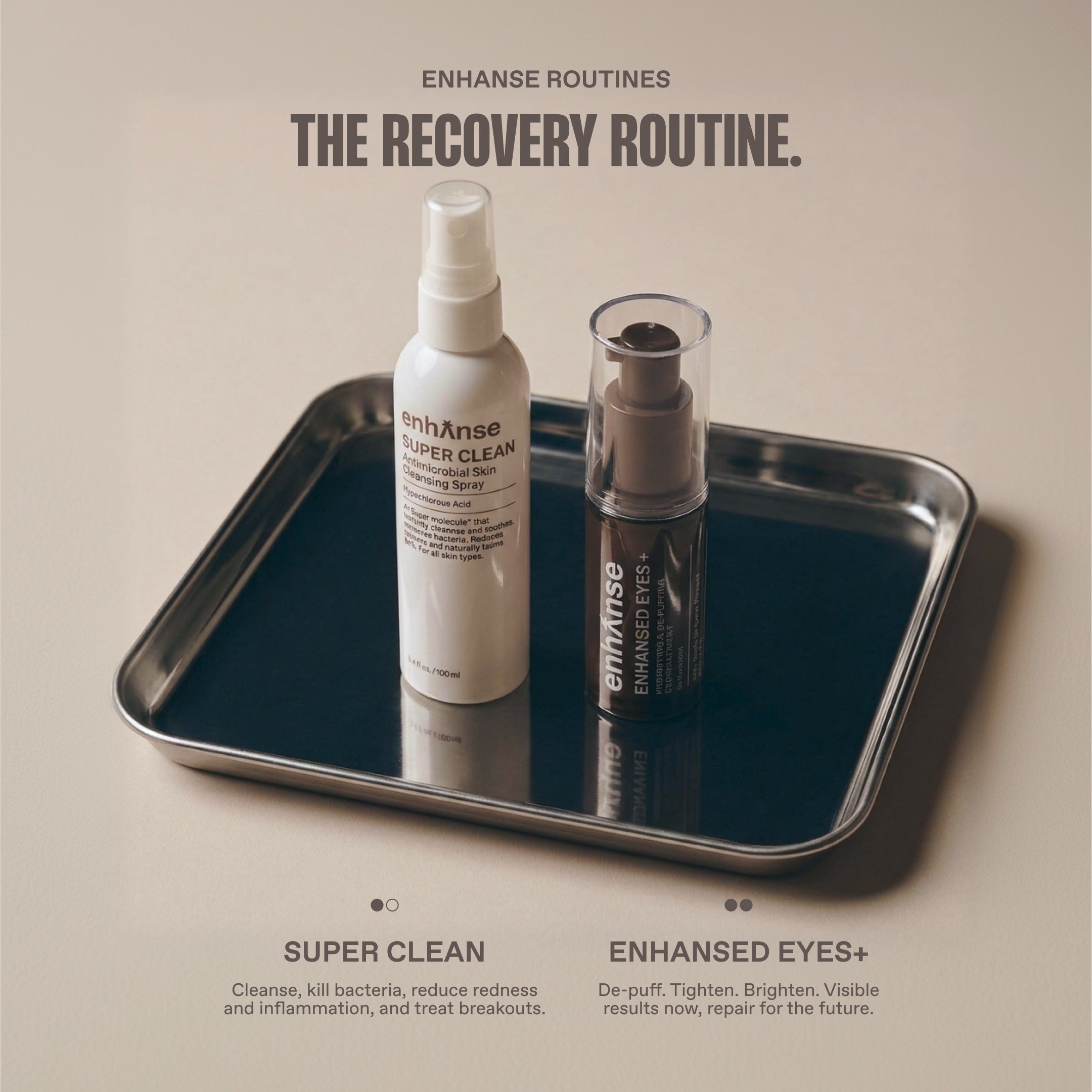 The Recovery Routine. Super Clean and Enhansed Eyes+